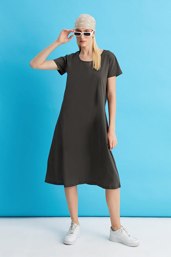 Alexander Gardi ALEXANDERGARDİ KISA KOLLU SALAŞ ELBİSE (B22-43600)