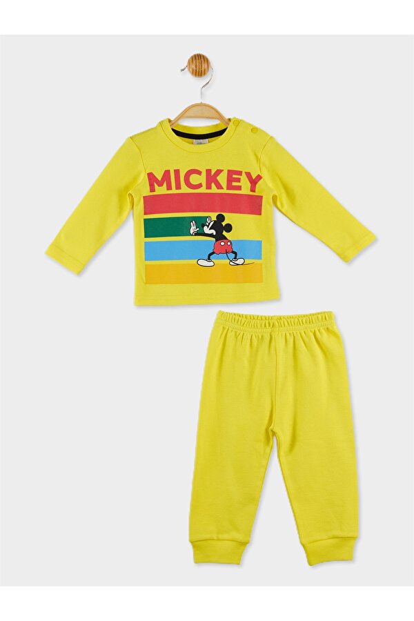 Mickey Mouse Lisanslı Bebek Pijama Takımı 20480