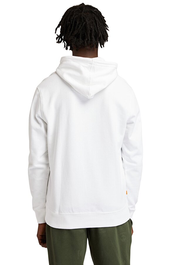 Timberland YC CORE TREE LOGO PULL OV Beyaz Erkek Sweatshirt Giyim