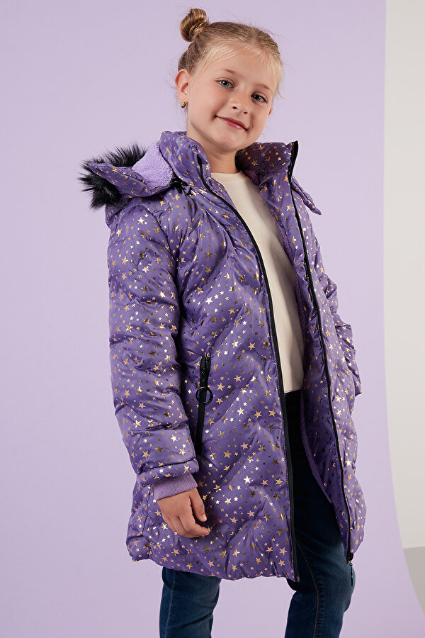 Lela Kız Çocuk Mont 5760050 LİLA