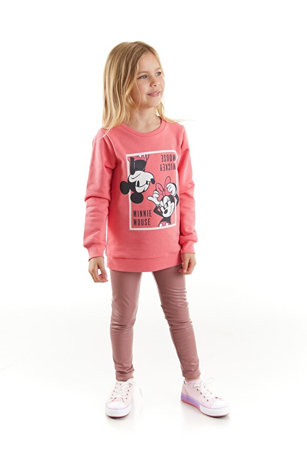 MINNIE Mouse Lisanslı Kız Çocuk Sweatshirt 20167 ZB7492