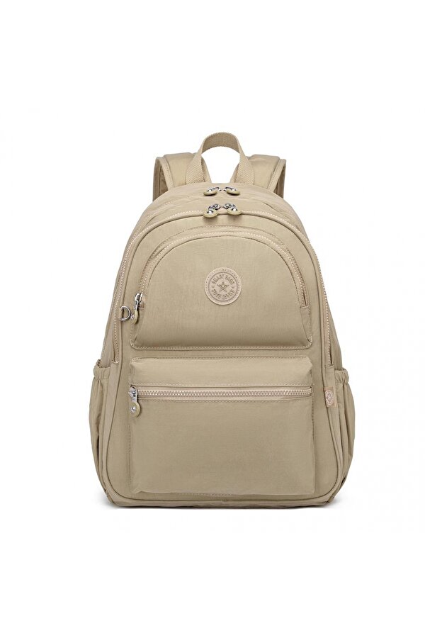 Smart Bags Büyük Boy Sırt Çantası Krinkıl Kumaş 1050 Camel