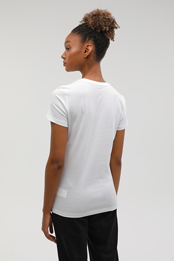 Puma BPPO-000168 BLANK BASE - Beyaz Kadın Kısa Kol T-Shirt