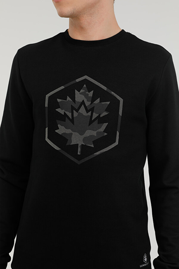 Lumberjack M-SD4001 ARON SWEATSHIRT BLACK Man 060