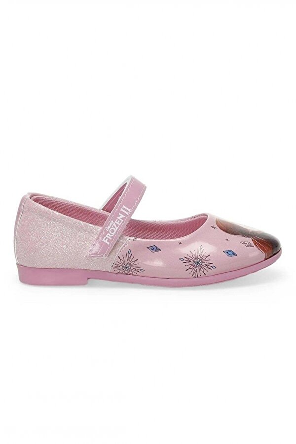Odesa Ayakkabı ModaOnn Kız Çocuk Pembe Simli Prensesler Babet Ayakkabı