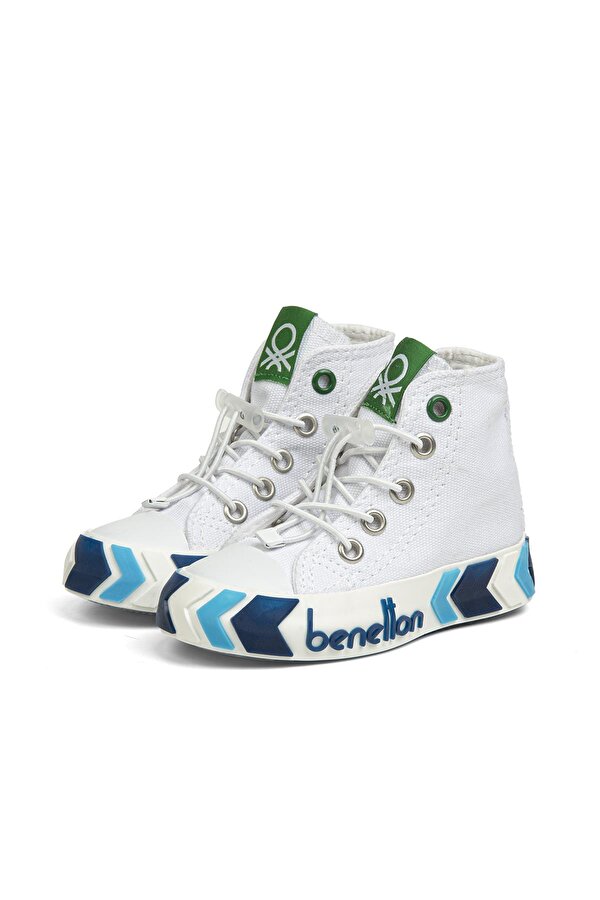 Benetton ® | BN-30646 - 3394 Beyaz Lacivert - Çocuk Spor Ayakkabı IV7826