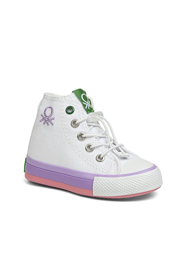Benetton ® | BN-30650 - 3394 Beyaz Lila - Çocuk Spor Ayakkabı IV7387