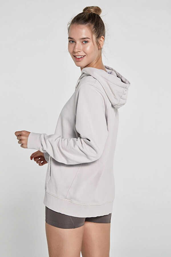 Jerf Lydney Kadın Kapüşonlu Sweatshirt Bej RF7107