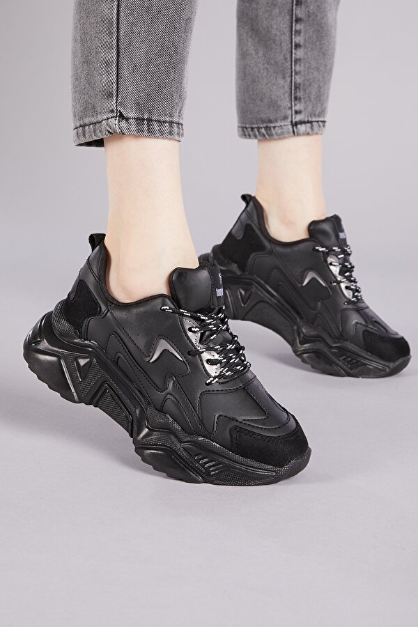 Tonny Black Kadın Siyah Spor Ayakkabı Dnz