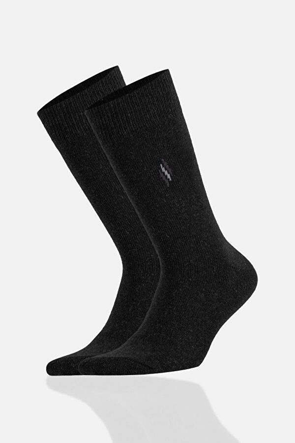 Socksmax Erkek Termal Siyah Soket Çorap - Desen 1