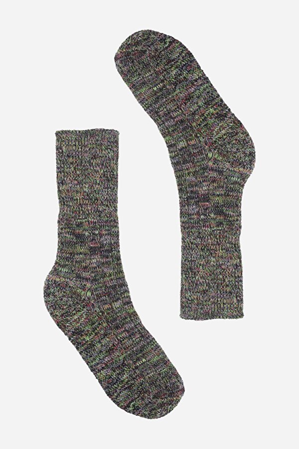 Socksmax Kadın Pamuklu Kışlık Çok Renkli Soket Çorap - 7001R