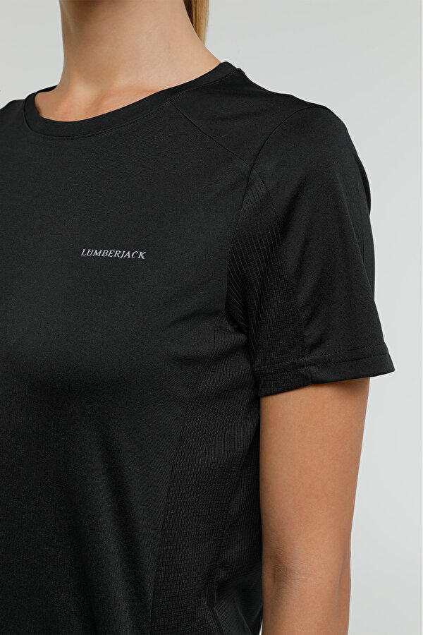Lumberjack W-Gf50 Bamba T-Shirt 2Pr Черный Женщина Футболка