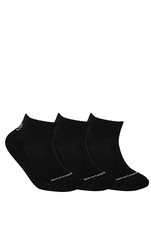 Skechers Socks U Padded Mid Cut So Siyah Unisex Çorap