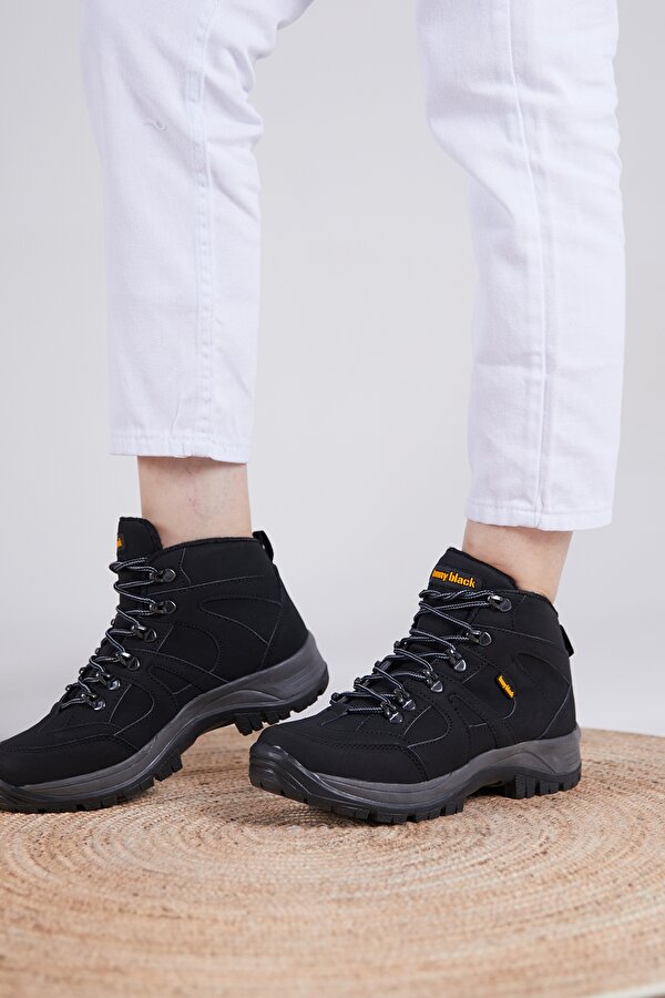 Tonny Black Unisex Siyah Trekkıng Bot V2Rts