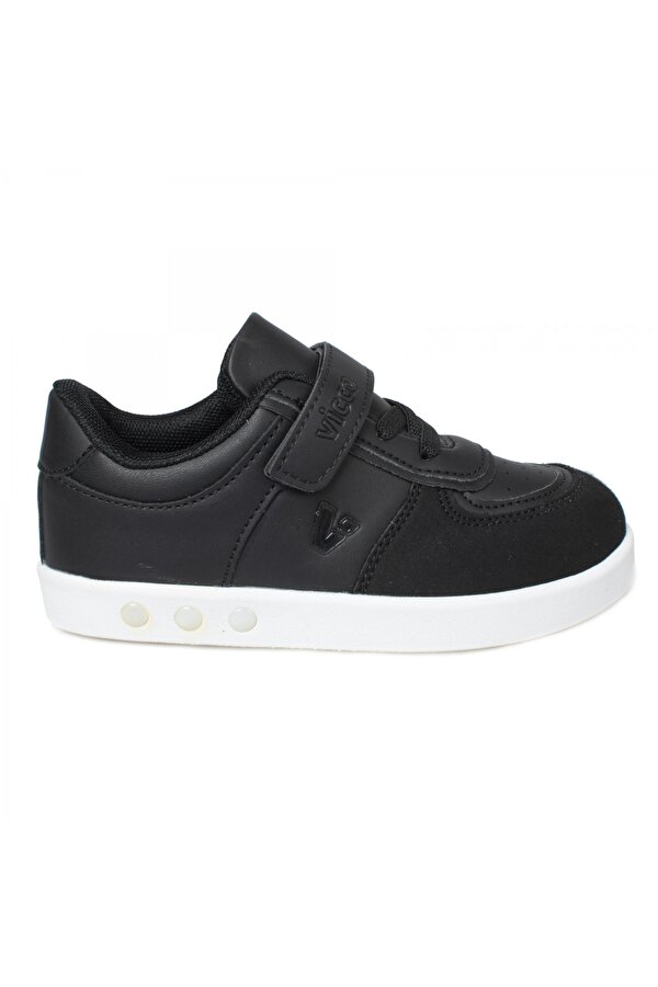VICCO 313.b21K130 Sam Bebe Işıklı Siyah Çocuk Spor Ayakkabı