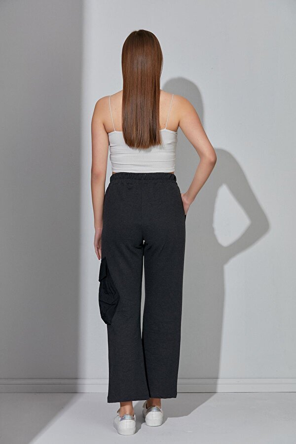 Alexander Gardi ALEXANDERGARDI YÜKSEK BEL BORU PAÇA CEPLİ EŞOFMAN ALTI (B22-12301)