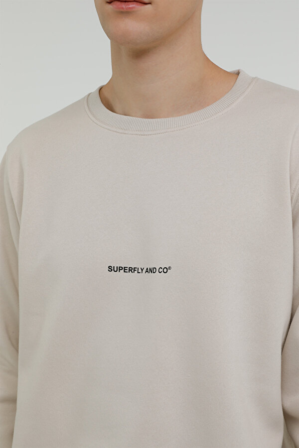 Superfly MEN SWEAT Gri Erkek Sweatshirt