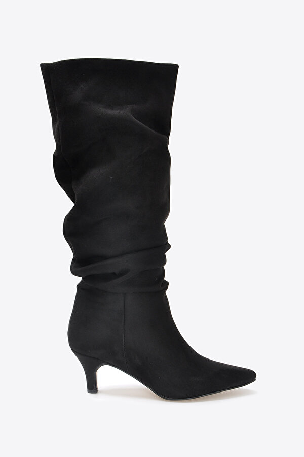 Vizon Ayakkabı Kadın Siyah Çizme VZN22K-044