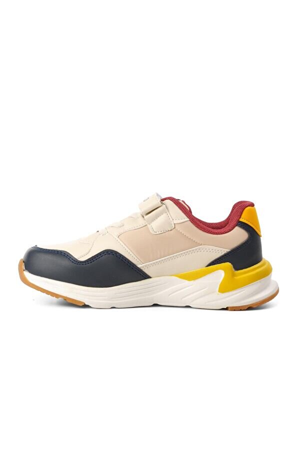 Pepino Krem Lacivert Cırtlı Kız Çocuk Sneaker PP6882