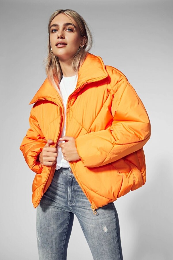 Only Turuncu Kadın Mont 15242558