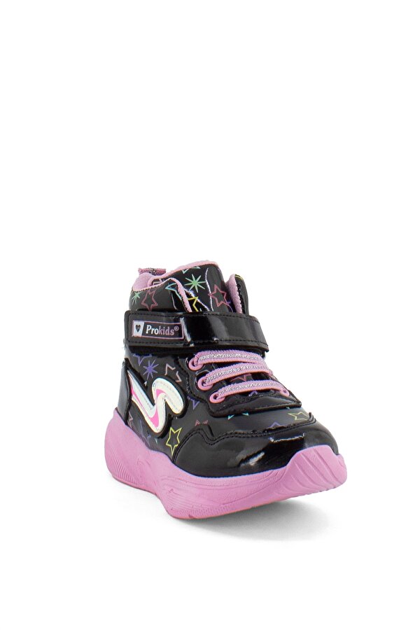 Ayakkabı Fuarı Elit Prz2206C Patik Kız Çocuk Bot Siyah