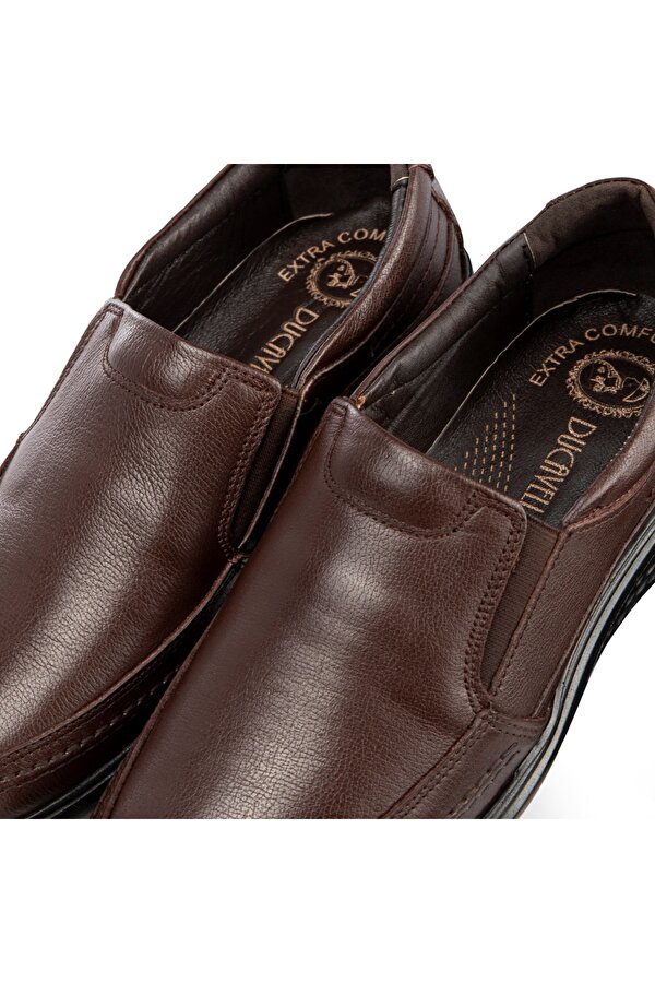 Ducavelli Cushy Hakiki Deri Comfort Ortopedik Erkek Günlük Ayakkabı, Baba Ayakkabısı, Ortopedik Ayakkabı