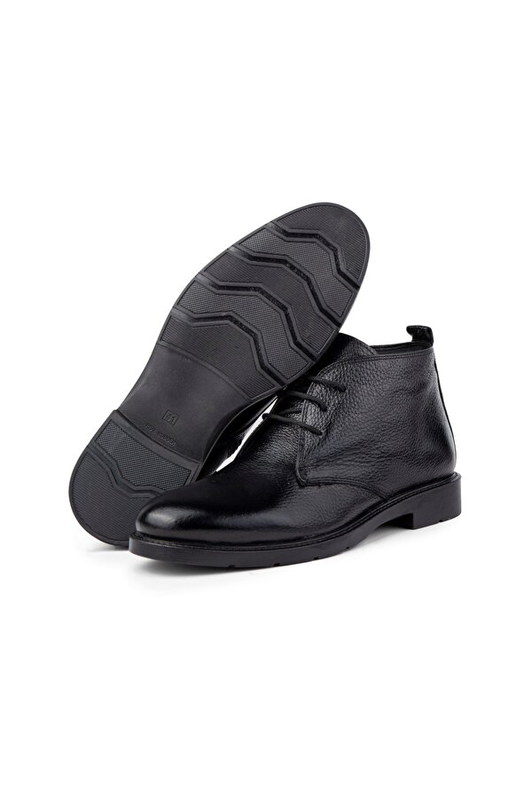 Ducavelli Jaka Hakiki Deri Kauçuk Taban Uzun Erkek Bot, Boğazlı Bot, Postal