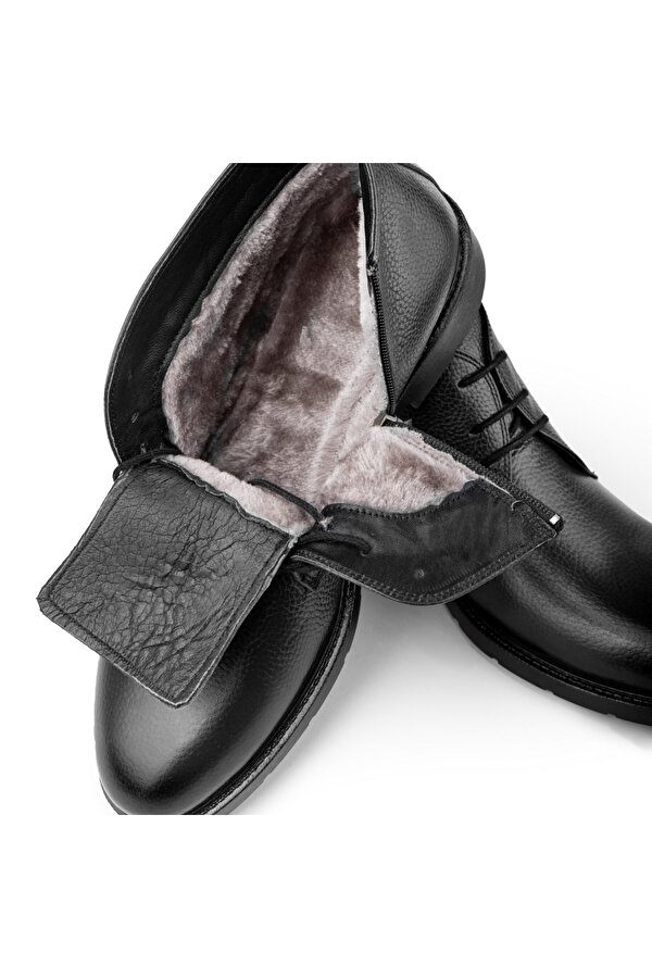 Ducavelli Jaka Hakiki Deri Kauçuk Taban Uzun Erkek Bot, Boğazlı Bot, Postal