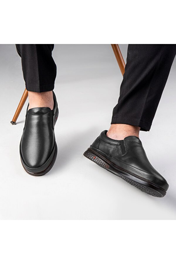 Ducavelli Murih Hakiki Deri Comfort Ortopedik Erkek Günlük Ayakkabı, Baba Ayakkabısı, Ortopedik Ayakkabı