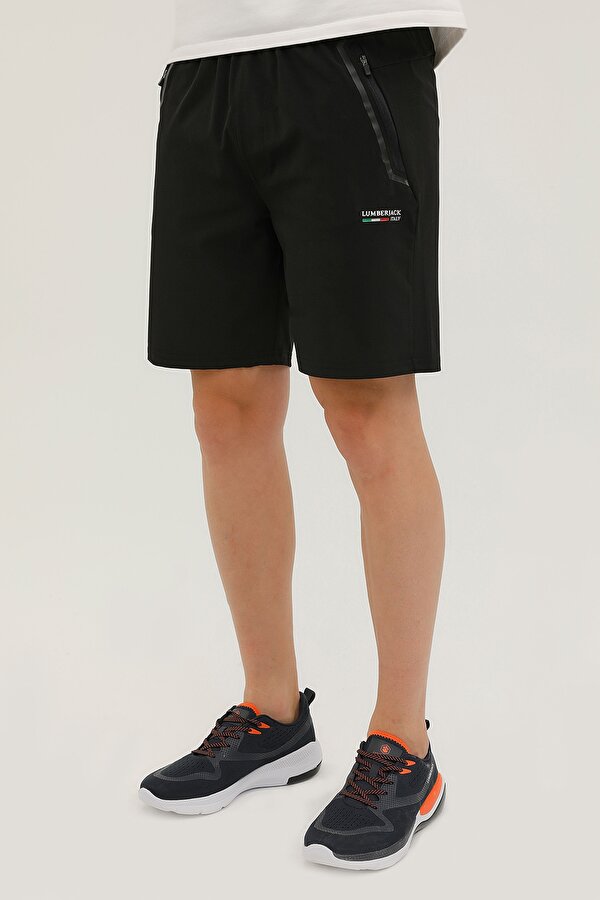 Lumberjack M-SD4011 LEON WOVEN SHORT Siyah Erkek Şort