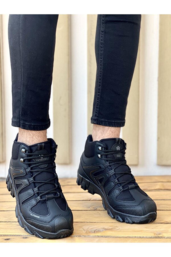 Muggo Mike Garantili Kauçuk Sağlam Esnek Outdoor Treking Kışlık Su ve Soğuk Geçirmez Unisex Bot