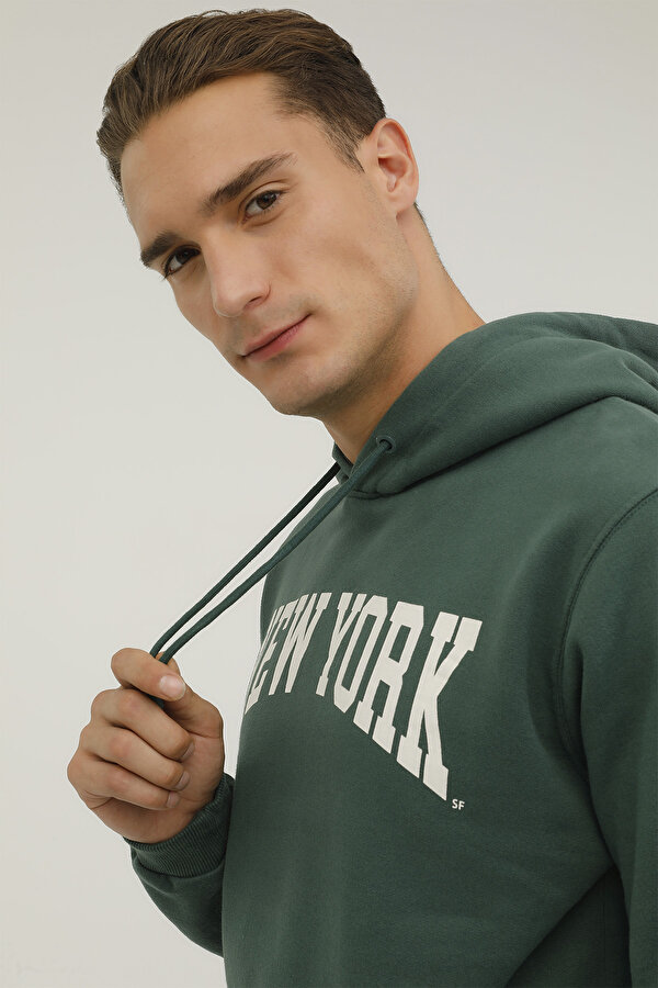 Superfly MEN KAPŞ. SWEAT-10 Yeşil Erkek Sweatshirt