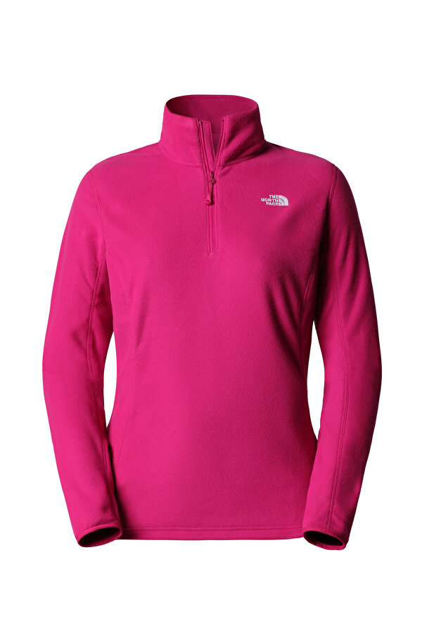 W RESOLVE FLEECE 1/4 ZIP Fuşya Kadın Sweatshirt - 2. Ürüne %50 İndirim