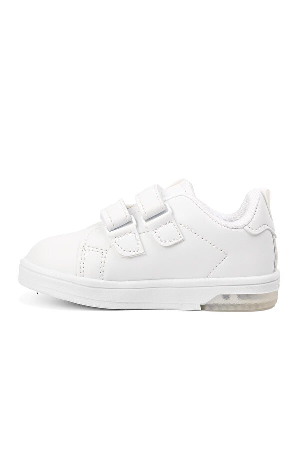 Cool Pepe Kısa-B Beyaz Cırtlı Bebek Sneaker