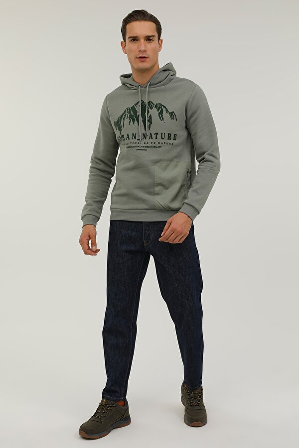 Lumberjack M-CG557 NATURE HOODIE 2PR KHAKI Man 449