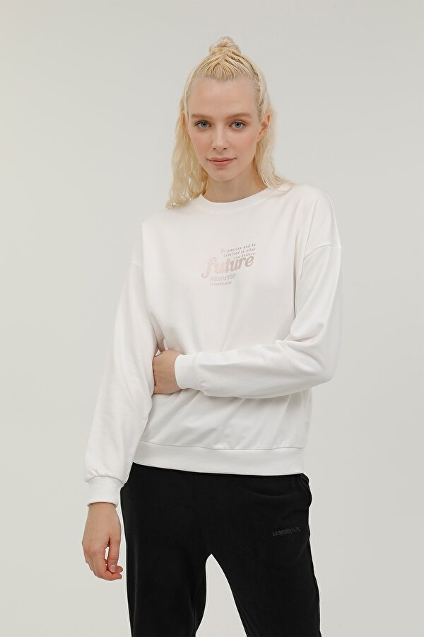 Lumberjack W-GF20 HAILEY BACK PRINTE ECRU Woman 060