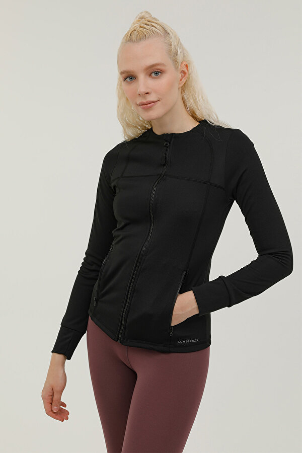 Lumberjack W-SN112 KALINA FULL ZIP T BLACK Woman 124