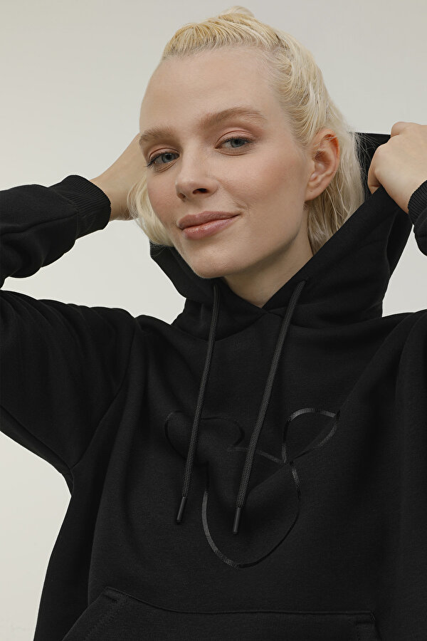 Lumberjack W-Mickey Hoodie 2Pr Черный Женщина Толстовка С Капюшоном