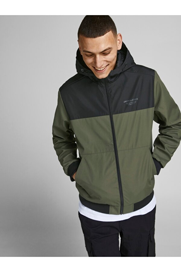 Jack & Jones Jack&Jones Kapüşonlu Yeşil Erkek Mont 12182243 Jack & Jones Jack&Jones Kapüşonlu Yeşil Erkek Mont 12182243