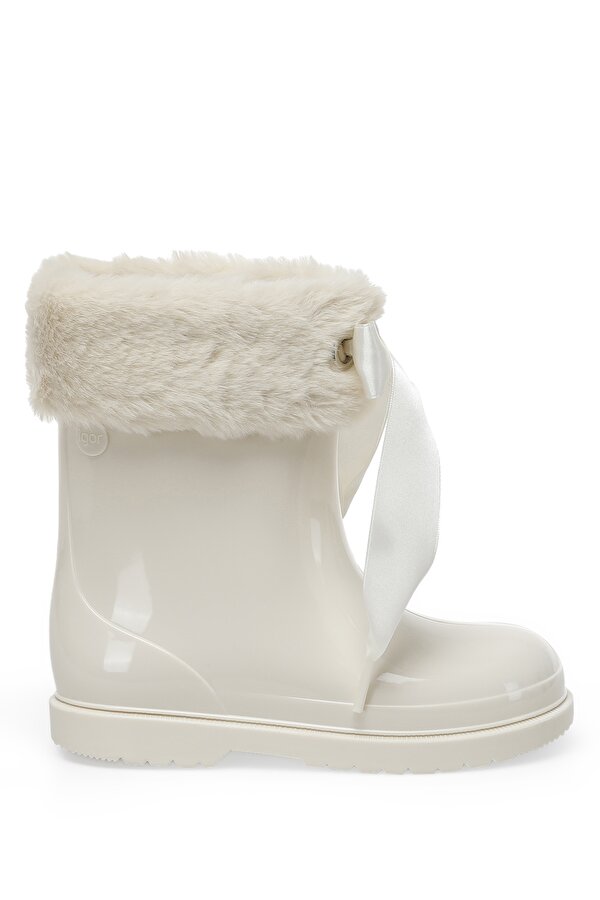 Igor W10258 BIMBI SOFT Bej Kız Çocuk Yağmur Çizmesi