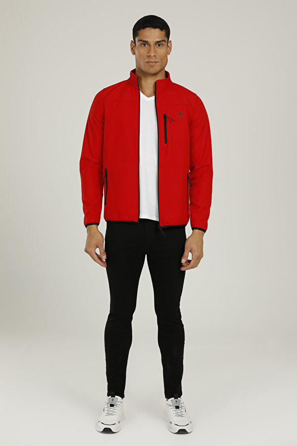 Lumberjack M-Softshell Track Top 2Pr Красный Мужчина Софтшелл Куртка