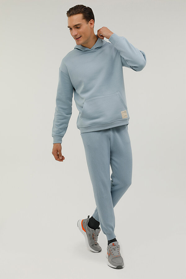 Lumberjack M-Cg516 Smooth Hoodie 2Pr Синий 008 Мужчина Толстовка С Капюшоном