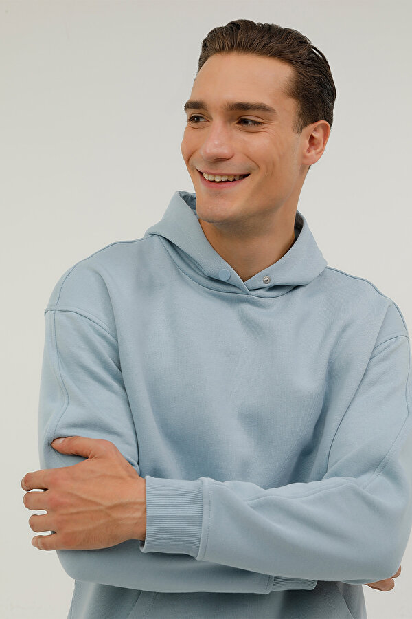 Lumberjack M-Cg516 Smooth Hoodie 2Pr Синий 008 Мужчина Толстовка С Капюшоном