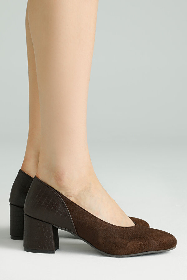 Butigo SAVIO 2PR Kahverengi Kadın Topuklu Ayakkabı