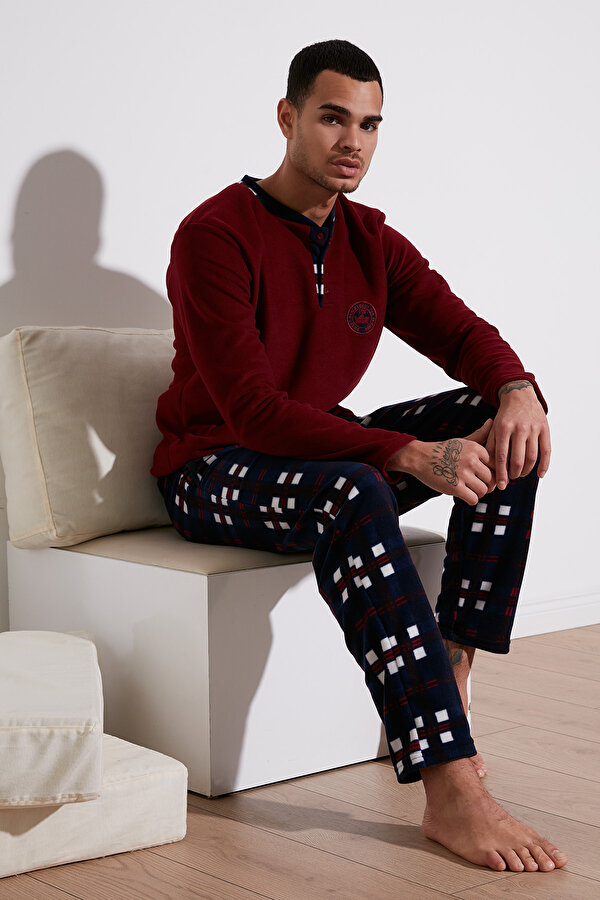 Buratti Erkek Pijama Takımı 6096100 BORDO