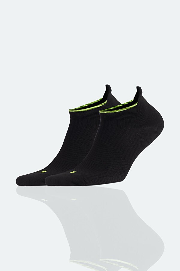Aytuğ Unisex Compression Siyah Koşu Ve Spor Patik Çorap