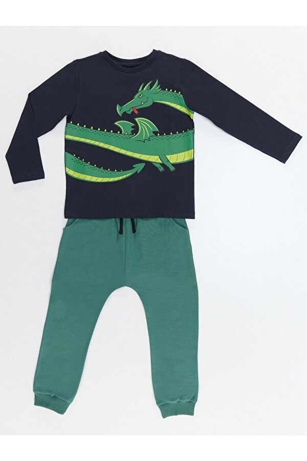 Mushi Ejderha Erkek Çocuk T-shirt Pantolon Takım