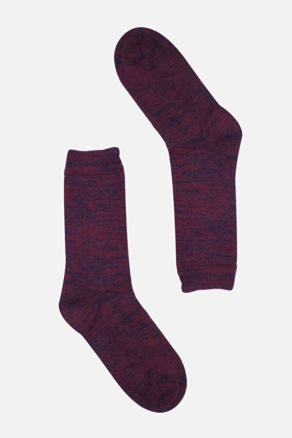 Socksmax Kadın Pamuklu Kışlık Desenli Havlu Çorap - SS-1630-D12