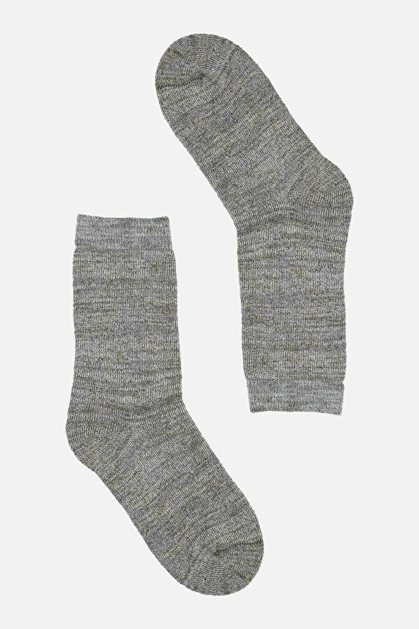 Socksmax Kadın Pamuklu Kışlık Simli Havlu Çorap - SS-1630-S1