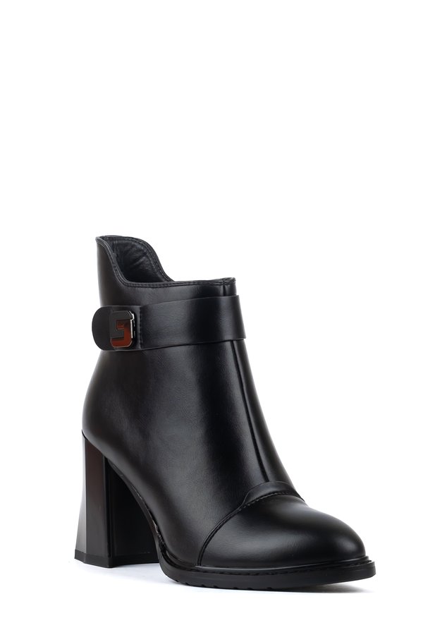 Polaris Int1222K031 2Pr Black Woman Heeled Boots